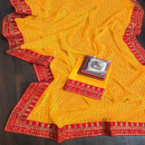 New Fancy Designer Saree With Blouse