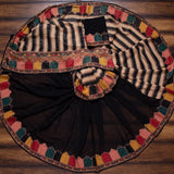 New Fancy Designer Saree With Blouse